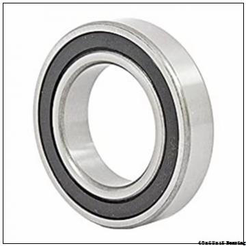 40x68x15 mm (dxDxB) HXHV China High precision angular contact ball bearing S7008 ACD/P4A single or double row