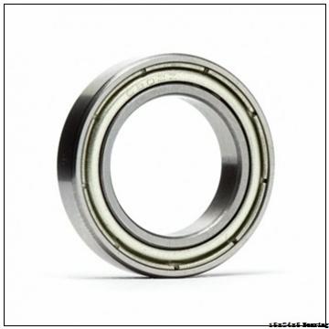 Pre lubricated bearing 15x24x5 mm 61802 6802 ZZ 2RS ball bearings