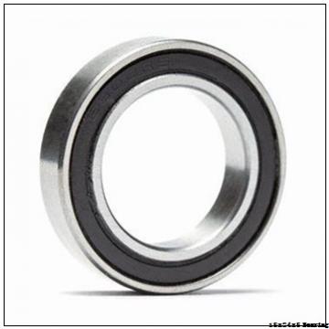6802-2RS Rubber Sealed Chrome Steel Miniature Ball Bearing 15x24x5