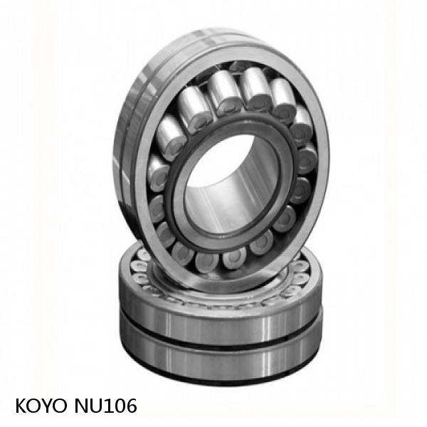 NU106 KOYO Single-row cylindrical roller bearings