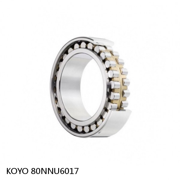 80NNU6017 KOYO Double-row cylindrical roller bearings